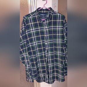 Ralph Lauren Black Watch Flannel Mens Large Shirt